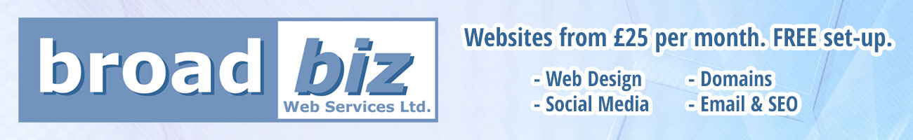 Image of What's On Thanet header ad - Broadbiz Web Services Ltd.