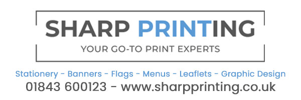 Image of What's On Thanet header ad - Sharp Printing