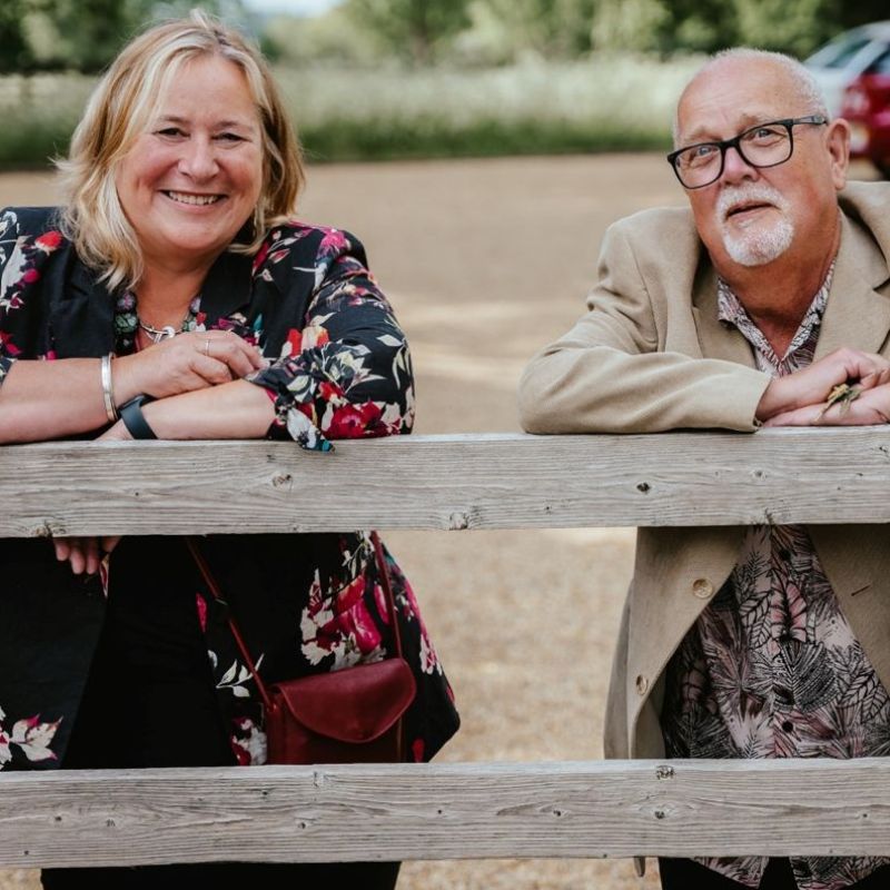 Sally Ironmonger and Brian Carter